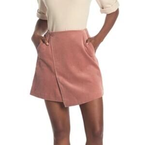 Club Monaco Pink Corduroy Mini Skirt